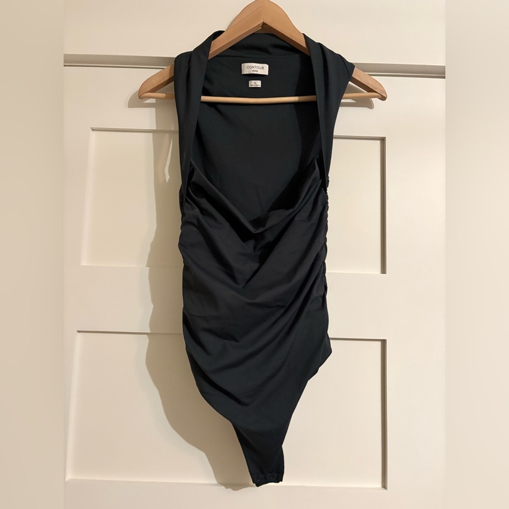 Aritzia Contour Dark Green Top